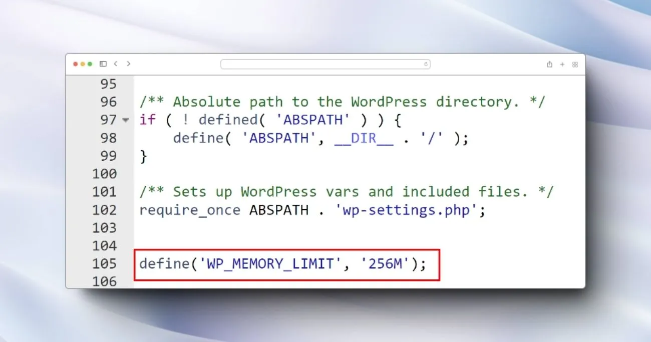 Increasing PHP Memory Limit through wp-config file