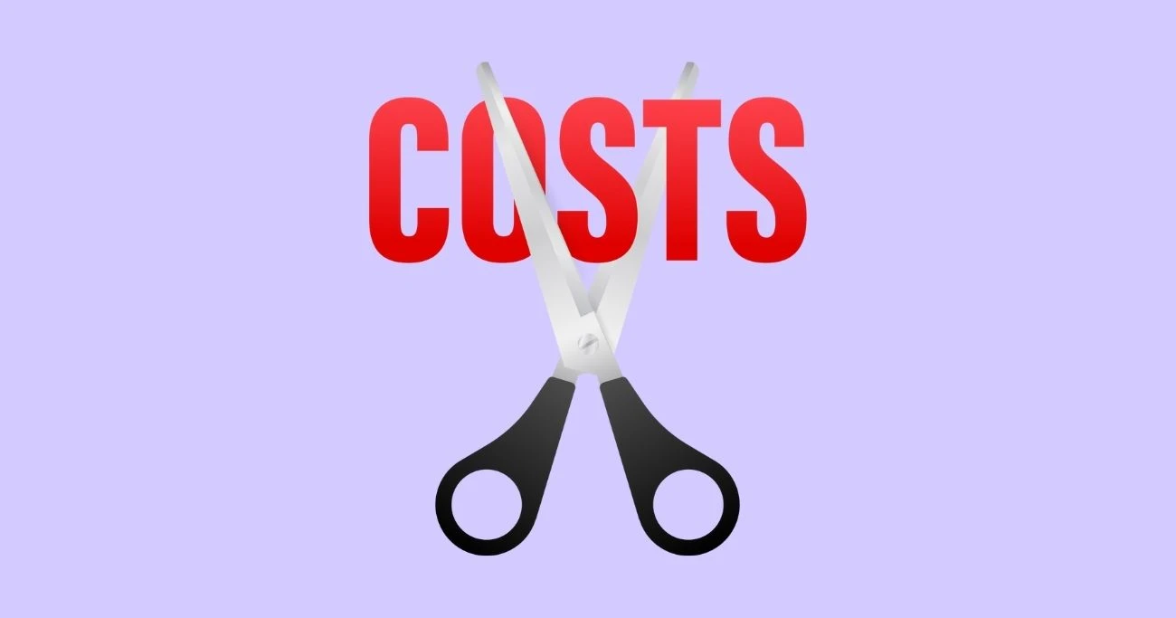 cutting costs with a scissor 