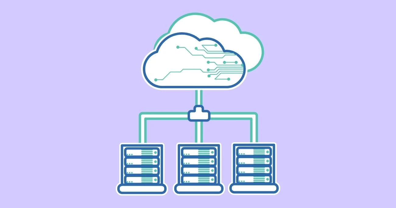 web hosting server with a cloud